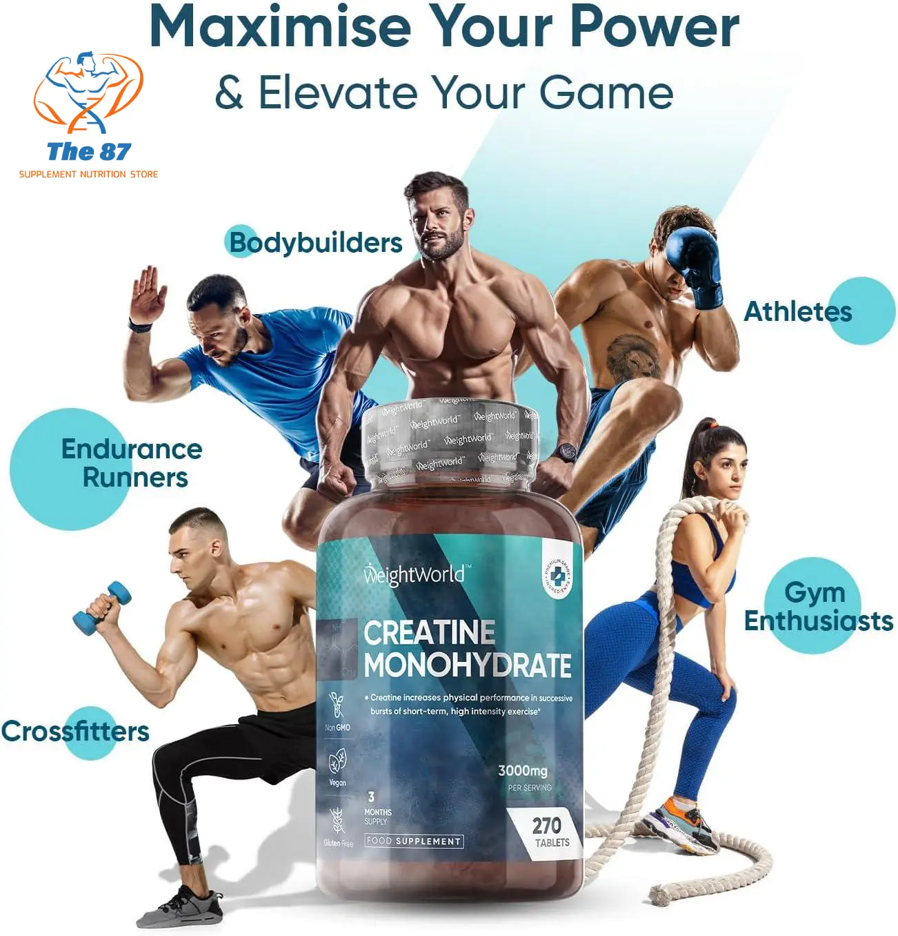 خرید کراتین مونوهیدرات